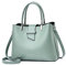 PORRASSO Mode Handtasche Damen Henkeltasche Schultertasche Frauen Umhängetasche PU Leder Beuteltasche Top Griff Taschen Grün