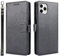 ELTEKER Cover per iPhone 11 Pro, Custodia in Pelle per iPhone 11 Pro, Flip Libro Pieghevole Cover con [Slot per Scheda] [Funzione di Supporto] Custodia Cover per iPhone 11 Pro, Nero