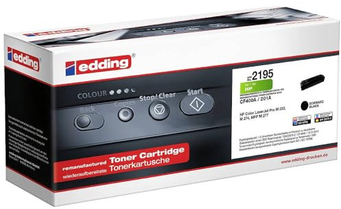 edding Toner ersetzt HP 201A (CF400A) Kompatibel Schwarz 1500 Seiten EDD-2195 18-2195