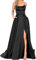HAHAEMMA Damen Elegant Lange Ballkleider mit Taschen Satin A-Linie Backless Hochzeitskleid Abendkleider Sexy Neckholder Spaghetti Brautkleid Kleider Lang Prinzessin Brautjungfer Kleid (BL-M)