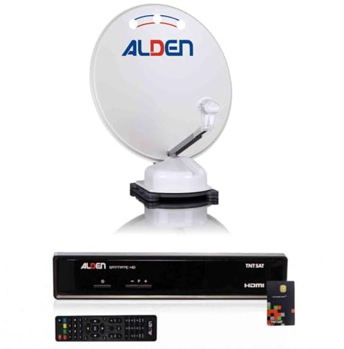 Pack ALDEN ORBITER 65 Parabole Auto + Récepteur Satellite SATMATIC HD TNTSAT
