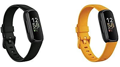 Fitbit Inspire 3 Bundle: Activity Tracker, Compatibile con iOS 13 e Android 8.0, 10 Giorni di Autonomia e Resistenza all'Acqua Fino a 50 Metri