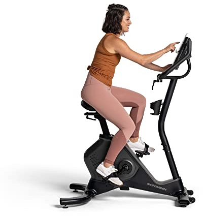 Schwinn Upright Bike Series – Compact, quiet, connected exercise bikes for home fitness with app compatibility
