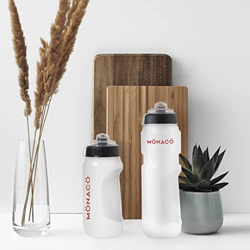 Gourde de sport blanche de 750 ml bouchon à vis pour salle de sport classique en pe