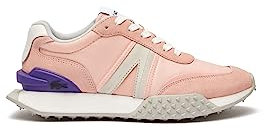 Lacoste-Women ATHLEISURE SNKR-46SFA0006, Rose Clair/Blanc, 41 EU