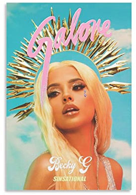 SECOLI Becky G 3 Fashion Poster Dekorative Malerei Leinwand Wandkunst Wohnzimmer Poster Schlafzimmer Gemälde 50 x 75 cm