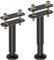 YELIKIT 2 Pcs 7-13 Adjustable Bed Legs, Adjust Height Bed Support Legs for Bed Frame/Bed Center Slat, Metal Adjustable Furniture Replace for DIY Furniture, Kitchen Cupboard Sofa Beds(18-33CM)