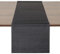 Myir JUN Tischläufer, Tischläufer Modern Tischläufer Abwaschbar Tischläufer Outdoor Wärmeisoliertes PVC für Häuser Restaurants Hotels 30 x 140 cm (Schwarz)