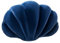 Fay Bless Cuscini con conchiglie, per divano, letto, motivo conchiglie marine, decorativi, per mobili da patio, motivo: principessa marina (ciano scuro, 32 x 25 cm)