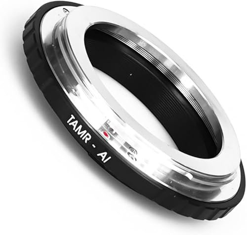 Anillo adaptador de objetivos con casquillo compatible con Tamron Adapall 2 en cámara con casquillo compatible con Nikon AI F EF