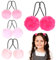 8 Stück Baby Haargummi Haargummi Baby Feines Haar Kinder Haargummi Haargummi Kleinkind Haargummis Pom Pom Haargummis Plüsch Pferdeschwanz Halter Haarschmuck Für Niedlich Kopfbedeckungen