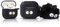 LEWOTE Kompatibel mit Apple Airpods 4 Case schützende lustige Nette 3D Cartoon Cover Abdeckung mit Schlüsselbund Doll (Black Hairball)