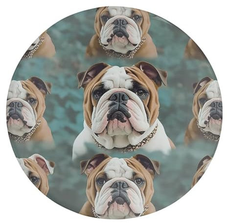 Kühlschrankmagnete, lustige Kühlschrankmagnete, niedlich, lustig, englische Bulldogge, Druck, Kühlschrank-Glasaufkleber, geeignet für Küche, Büro, Whiteboard