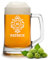 polar-effekt Bierkrug 0,5 L aus Glas mit Gravur - Geburtstagsgeschenk für Männer - Spülmaschinenfestes Bierglas - Mit Motiv
