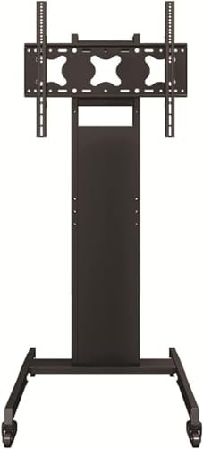 SaryEdge Rolling TV Stand, Mobile TV Cart, Floor-to-Ceiling Rotating Mobile Universal TV Support Base, Suitable for 32-75 Inch TV Screens(