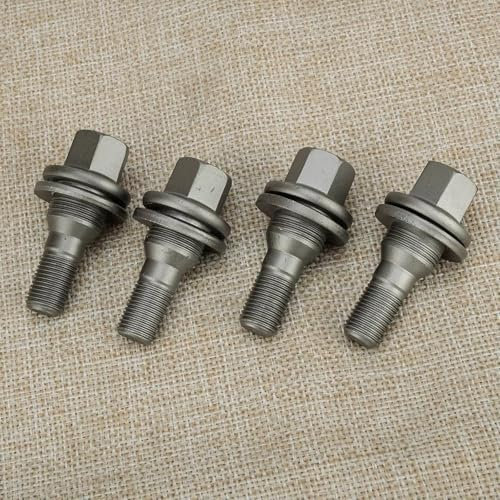 boulons roue Goujons Compatible Avec Peugeot Pour 206 207 307 4 Pièces 17 Mm Écrou De Roue Hexagonal Boulon De Roue En Acier Boulons De Roue Boulons De Pneu De Voiture Écrou De Roue OEM : 540567 98170