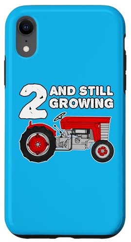 Traktor zum 2. Geburtstag Hülle für iPhone XR