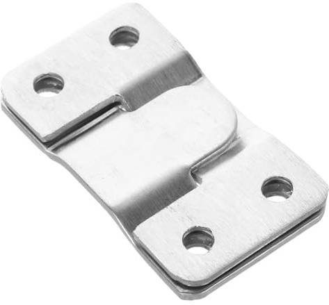 LIFKICH Metall Möbelverbindungszubehör Edelstahl 2 Stück Verschluss Aufhängebügel Bilderrahmen Spiegel Halter Wandbefestigung Für Wohnzimmer Büro Küche