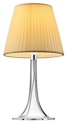Flos Miss K T EU Soft AVO, Polycarbonat, beige, 23,6x43,2cm, Klar