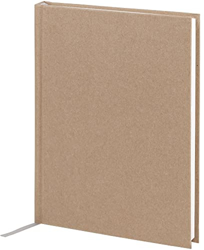 Rössler SOHO Notizbuch A5 punktkariert| Notebook A5 | Bullet Journal A5 | A5 Notizbuch gebunden | Notizbuch dotted | Kladde in DIN A5 | 1 Stück | Farbe: Braun | Kraft