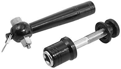 Newton Diebstahlsicherung für Sattelstütze, Schwarz (2 Stück)