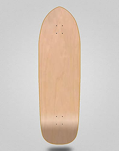Surfskate Shape Deck Skateboard Skateboard Fiberglass Top Layer 33,5 Hill