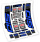 Pegatinas en vinilo adhesivo compatibles con horquilla Rock Shox SID Select SL 2021 (Azul Normal)