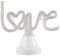 etc-shop Neonschild LED Wand Barschilder beleuchtet Gaming Zimmer Beleuchtung, Tischleuchte oder Wandlampe, Schriftzug LOVE, 2,3W pink, LxBxH 24x9,3x19,5 cm