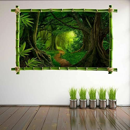 Forêt tropicale Jungle Wall Art Stickers Mural Decal Print Home Decor
