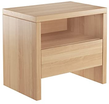 Erst-Holz Nachttisch Buche Nachtkästchen Bettkommode mit Schublade 90.20-K42
