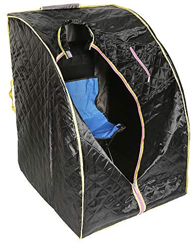 Sauna Da Casa con 4 piastre riscaldanti,Drumm Sauna a Vapore Portatile,Sauna Pieghevole Isolata a 5 Strati,Sauna Finlandese per Interna Esterno