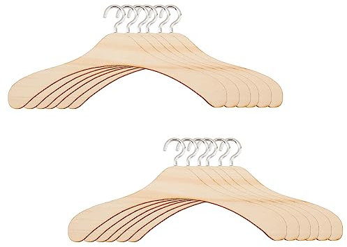 SUPERFINDINGS 12 Stück Mini Haustier Kleiderbügel Breiter Navajo Kleiderbügel Aus Hosen Kleiderbügel Für puppenschrank Die Organisation des Haus Schranks,Hakenabmessungen: 1.1–1.2 cm