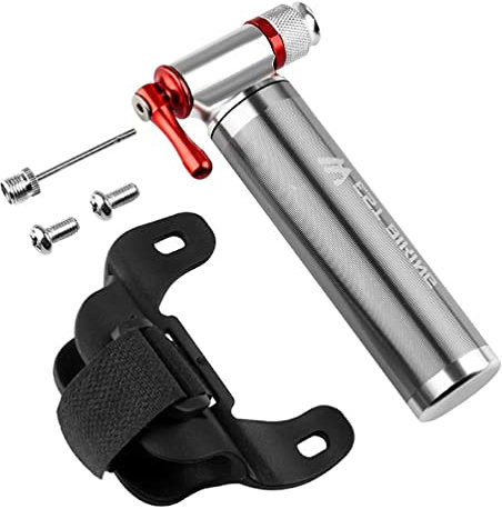 KLOVA Aluminium CO2-Pumpe Reifenschlauch Mini Fahrradpumpen CO2-Patrone Für Fahrrad Schrader Presta Adapter Fahrradpumpe Inflator