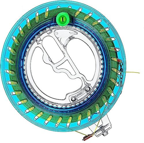 Drachenschnur, ABS Kunststoff Kite, Drachenrolle, Kite Rollenwickler Seilwinde Seilrolle, für Drachen (Scheibendurchmesser 16cm, Draht 200m)