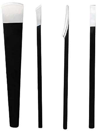 Kit de cuchillos de pedicura profesional, raspador de pies de pedicura, cuchillas de cepilladora de callos profesional de acero inoxidable para removedor de callos, herramientas
