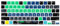 Boaulee Shortcut Keyboard Skin Cover for for 2025 MacBook Air 13.6 15.3 M4 A3240 A3241, 2022 2021 MacBook Pro 14 inch A2442 A2779 & MacBook Pro 16 inch A2780 A2485(Serato DJ)