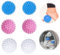 Wekuw 6 Pezzi Palla Asciugabiancheria Palla per Asciugatrice Antipiega palle per bucato, effetto ammorbidente Riutilizzabili Anti Winding palla per bucato(colore multiplo)