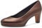 MARCO TOZZI Damen Pumps mit Trichterabsatz Vegan, Braun (Bronce), 38 EU
