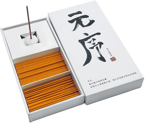 Bogoro Räucherstäbchen Set, Premium Räucherstäbchen Weihrauch, Incense Sticks, 100 Stäbchen 6,5cm, ideal für Meditation, Yoga, spirituelle Heilung, Gebete, Aromatherapie (YuanXu)