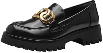 Tamaris Damen Slipper Vegan; Black Brush, EU 40