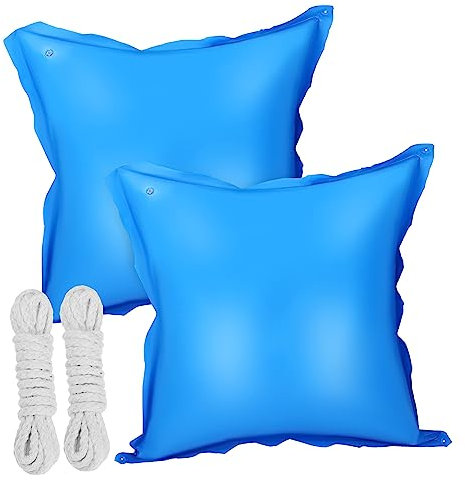 Supvox Poolkissen Winter Kältebeständiges Dickes PVC Luftkissen Mit Baumwollseil 120x120cm Für Oberirdische Schwimmbecken Und Poolabdeckungen
