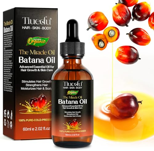 Batana öl für Haare, Batana Oil Organic for Hair Growth, 100% natürliches und reines Batana-Öl, Haarwachstumsöl, Kopfhautpflege, feuchtigkeitsspendende ätherische Öle, 60 ml