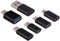 Callstel USB Stecker: 6-teiliges USB-Adapter-Set, OTG-USB, Lightning, 60 Watt PD (USB-C auf USB-A 3.0 OTG-Adapter, Micro-USB-Stecker, Apple iPhone Ladekabel)