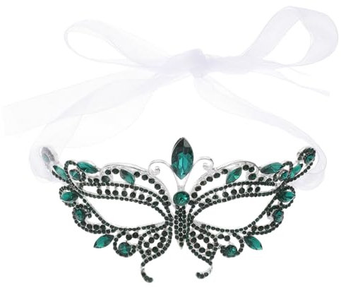 LIFKOME Halbmaske Für Frauen Maskerade Maske Halbmaske Für Frauen Cosplay Maske Strass Maske Maskerade Maske Für Frauen Maskerade Halloween Party Maske Halloween Maske Requisite