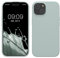 kwmobile Handyhülle für iPhone 15 Hülle, für iPhone 15 Case - Hülle Silikon - kabelloses Laden - Cool Mint