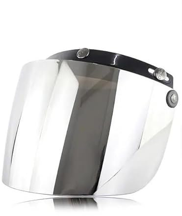 EVURU Helmlinsen-Visier-Ersatz Für AGV K5 K5S K3SV K1 Motorradhelmlinse Pinlock Anti-Scratch-Schild Motorradzubehör Brille Moto Helmvisier(Sliver)
