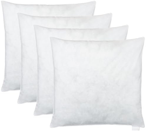 Brandsseller Füllkissen 4er Set ca.45 x 45 cm Innenkissen Kissenfüllung Inlett Dekokissen Sofakissen Kopfkissen Weiß