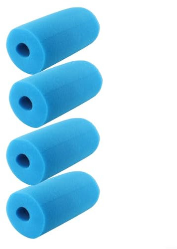 Vilgftyiet Lot de 4 filtres de piscine et cartouches filtrantes lavables durables compatibles avec les filtres de piscine Intex de type B