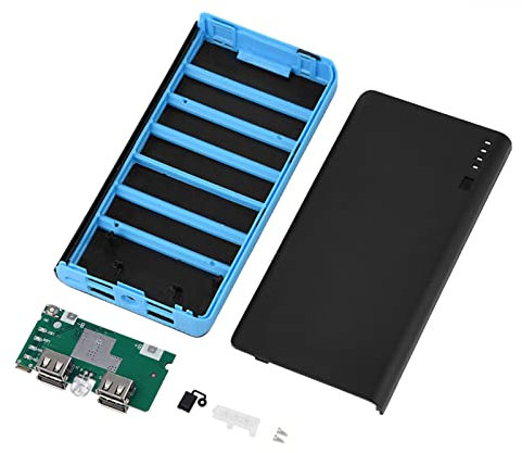 MUNEFE Power Bank Shell Box, Charger Power Bank Kit, Output Battery Case for Ensuring The Safety Of Your Device While Charging