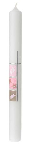 Holyart Cero battesimale riquadri Rosa Croce 400x40 mm